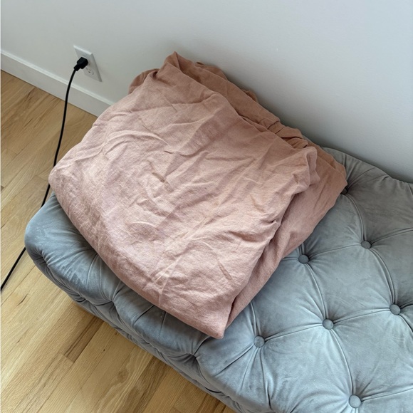 The citizenry STONEWASHED LINEN fitted SHEET - Picture 1 of 4